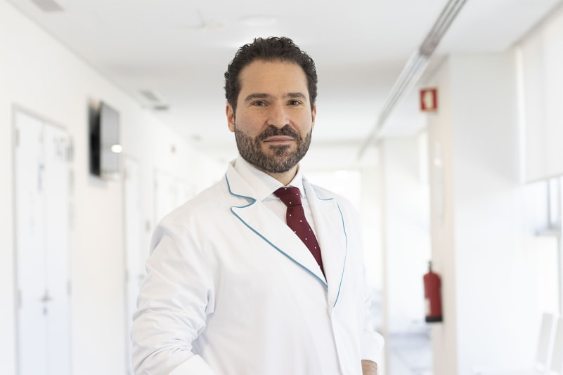 Márcio Navalho no exercício de funções Hospitalares